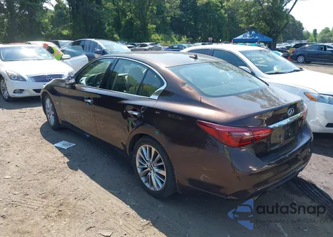 2018 Infiniti Q50 3.0T Luxe from USA, damaged, VIN JN1EV7AR9JM610733